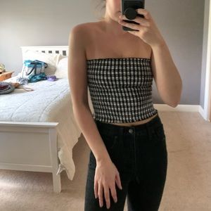 Brandy Melville Gingham Tube Top